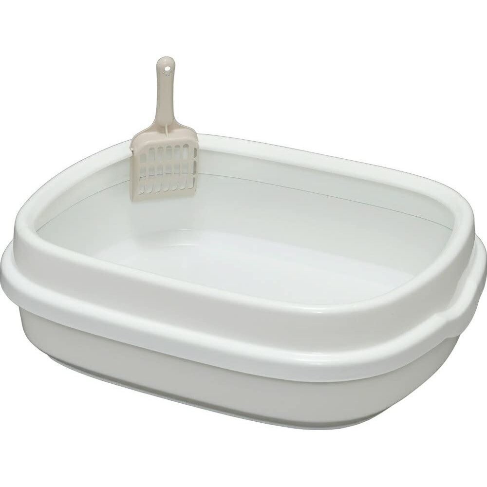 IRIS 貓砂盆 一週間大玉貓便盆 雙層貓便盆 半開放式 全覆蓋式 加大款 砂不漏 除臭貓便盆  貓便盆『WANG』-規格圖4