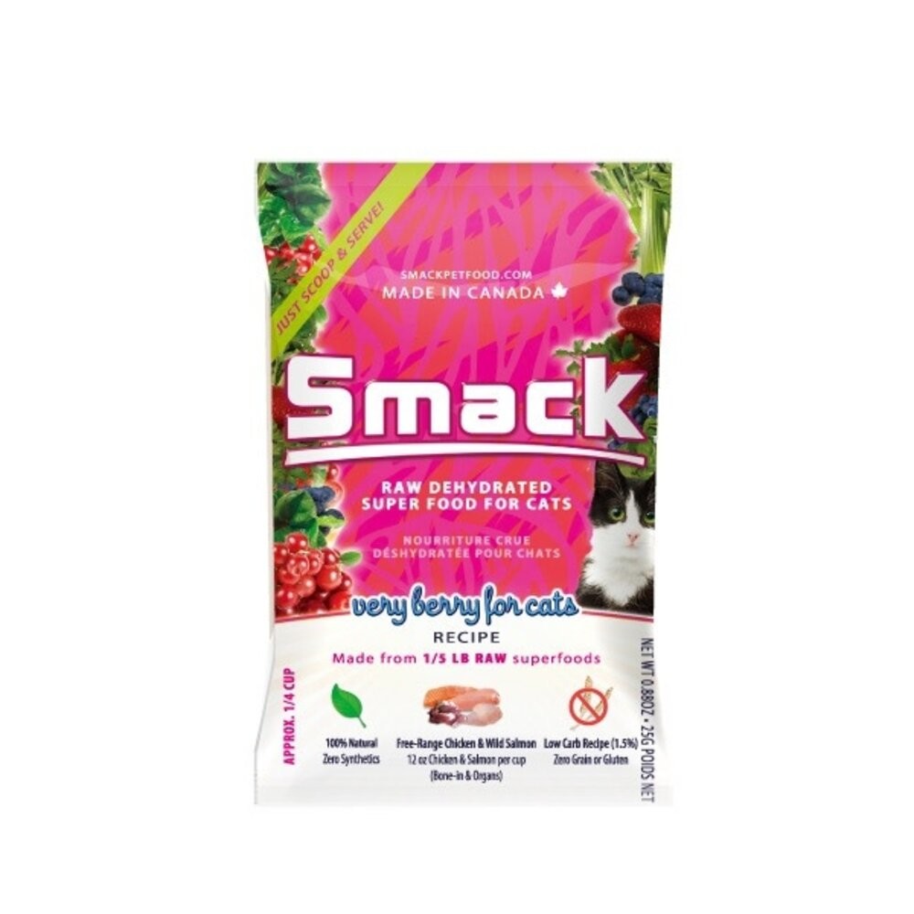 加拿大 SMACK 樂食客 低溫風乾生肉犬貓糧 25g 高蛋白 生肉糧 風乾糧 狗飼料 貓飼料『WANG』-規格圖7