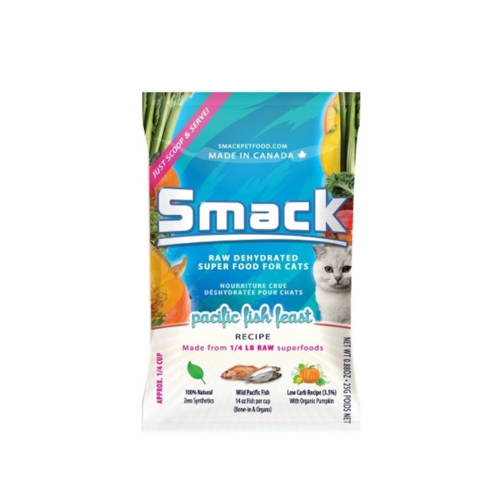 加拿大 SMACK 樂食客 低溫風乾生肉犬貓糧 25g 高蛋白 生肉糧 風乾糧 狗飼料 貓飼料『WANG』-規格圖7