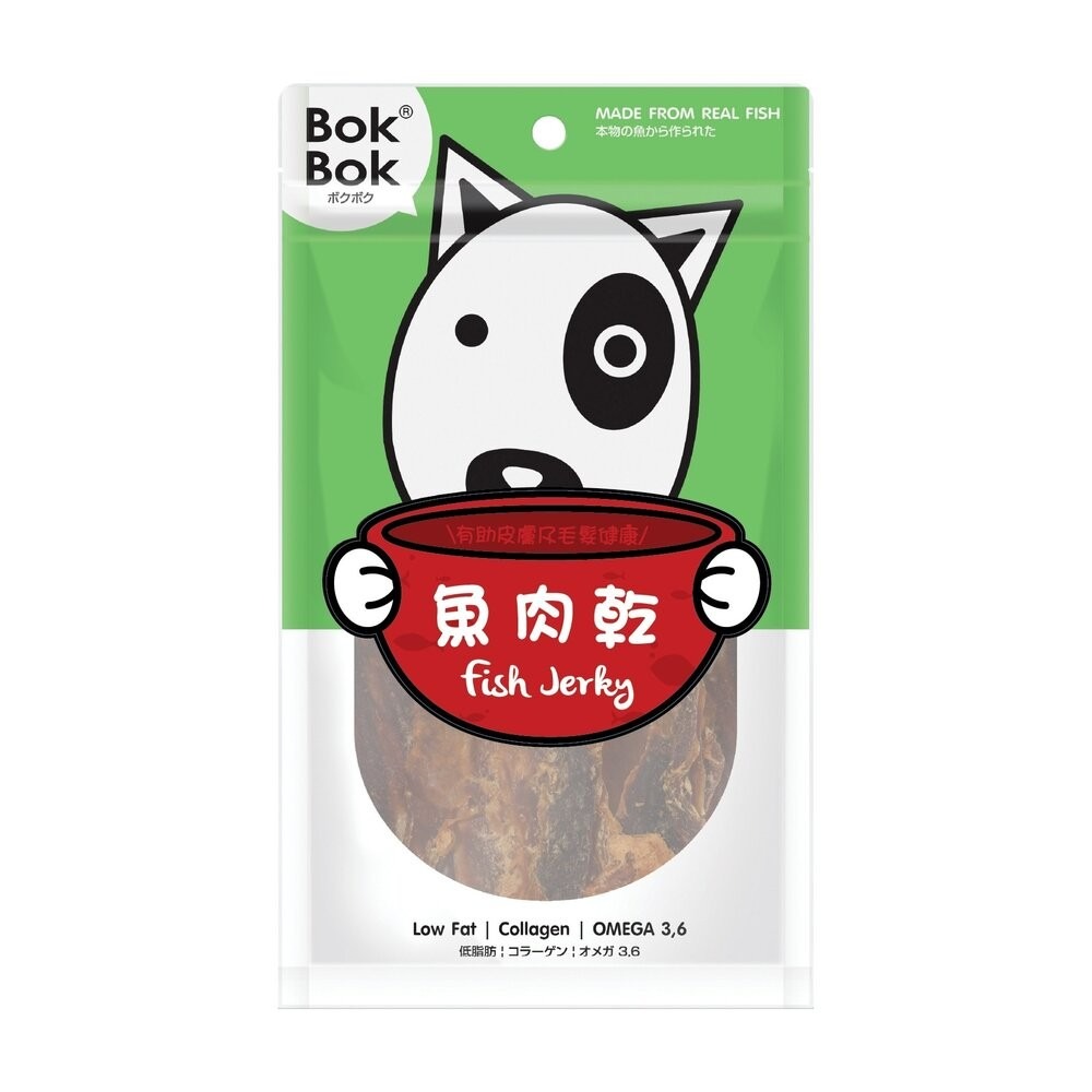 BokBok 波客 巨霸 咬咬棒軟骨棒系列 鯊魚軟骨 一口肉乾 肉鬆 小魚乾 肉乾 軟骨棒 狗零食『旺城寵物』-規格圖7