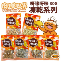 PAW PAW LAND 肉球世界 呀咪呀咪凍乾30g 犬貓凍乾 6種口味 零食 犬貓適用『林口旗艦店』
