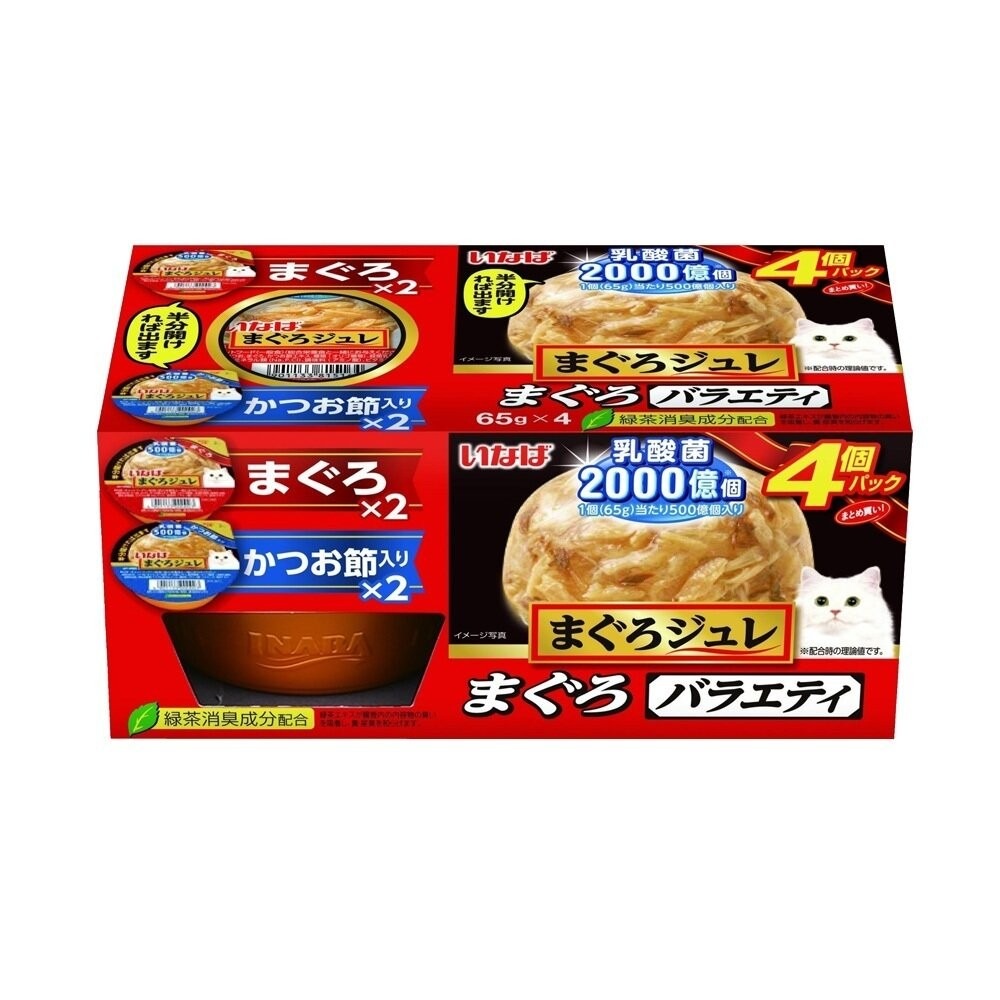 日本 CIAO 鮪魚乳酸菌果凍杯貓系列 65gx4入小杯裝 方便食用貓食品 果凍杯 貓罐 貓零食『林口旗艦店』-規格圖4