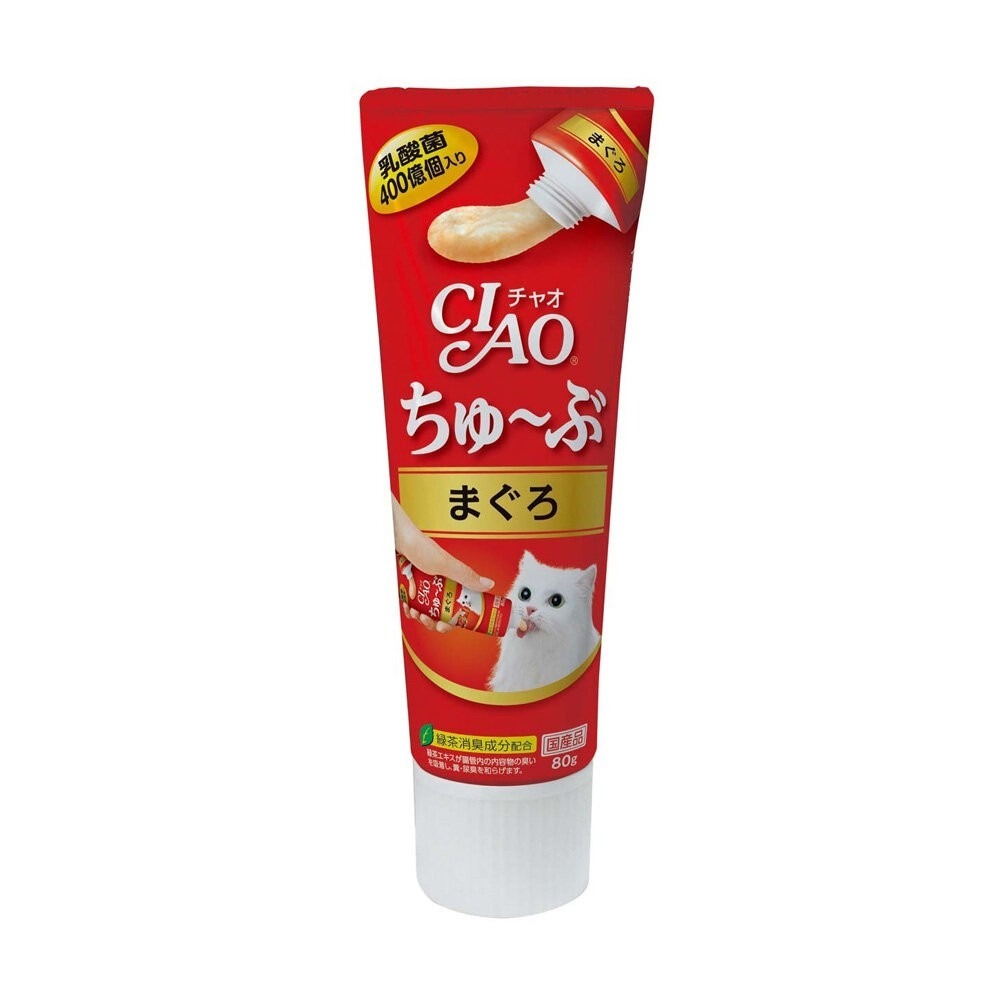 日本 CIAO 啾嚕管狀肉泥80g 啾嚕乳酸菌肉泥膏 水分補給肉泥膏 綜合營養肉泥膏 貓肉泥 原廠公司貨『林口旗艦店』-規格圖4