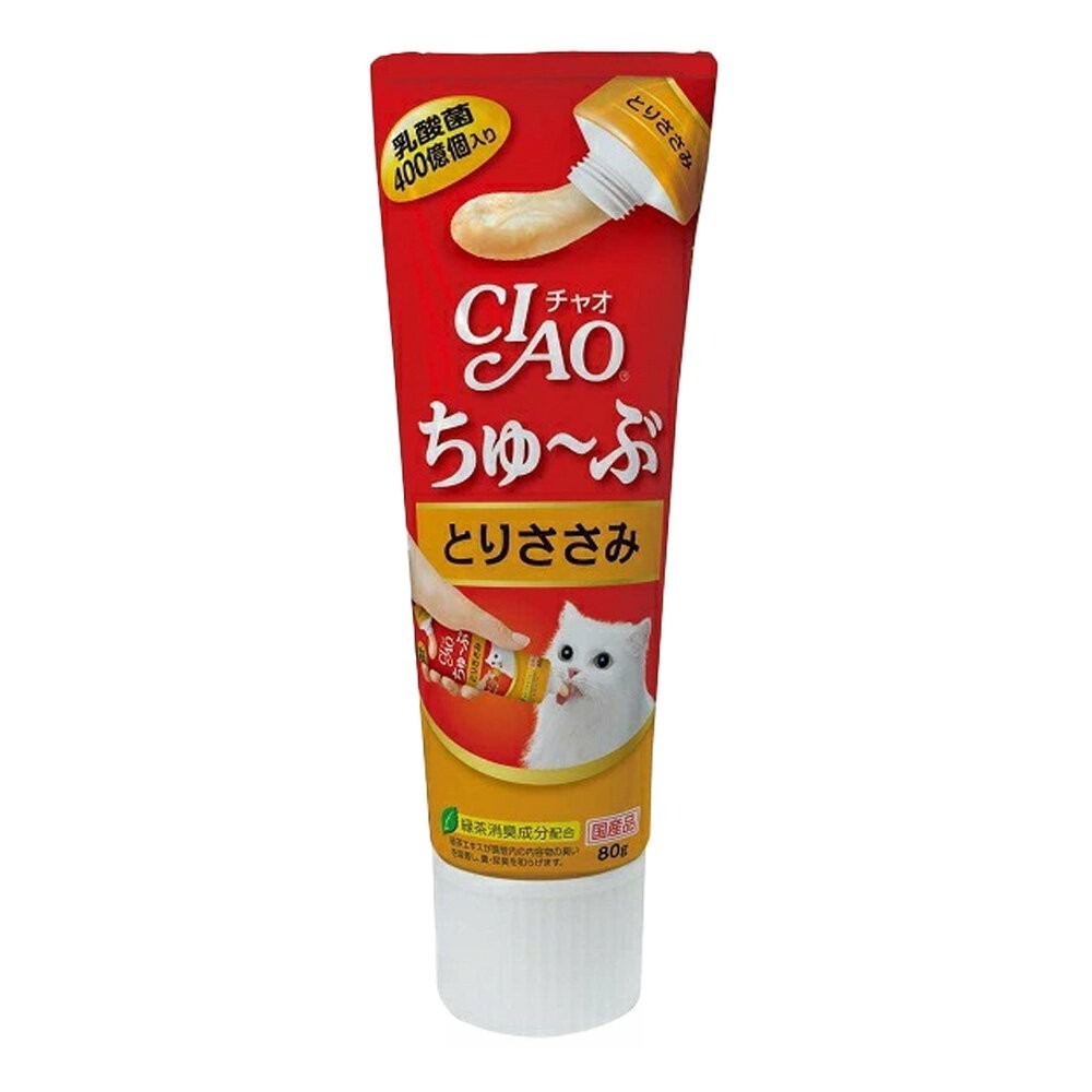 日本 CIAO 啾嚕管狀肉泥80g 啾嚕乳酸菌肉泥膏 水分補給肉泥膏 綜合營養肉泥膏 貓肉泥 原廠公司貨『林口旗艦店』-規格圖4