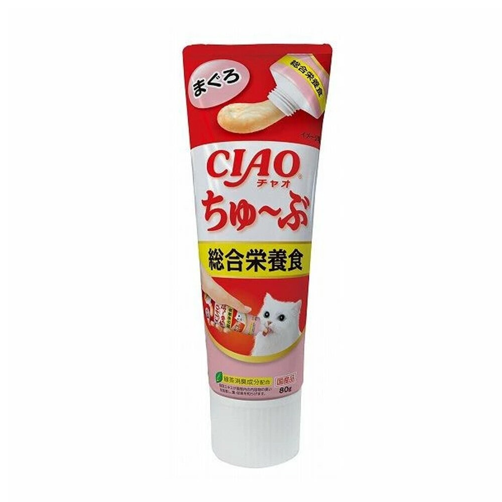 日本 CIAO 啾嚕管狀肉泥80g 啾嚕乳酸菌肉泥膏 水分補給肉泥膏 綜合營養肉泥膏 貓肉泥 原廠公司貨『林口旗艦店』-規格圖4