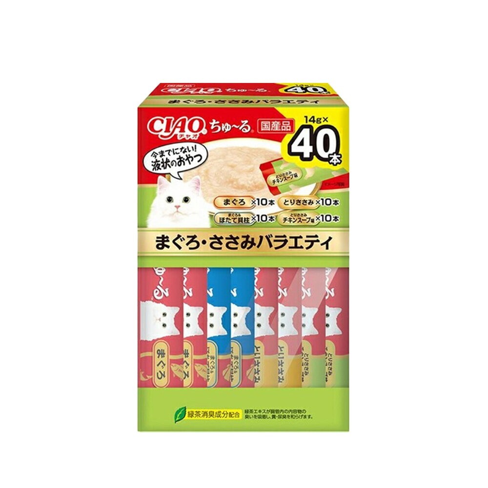 Ciao 桶裝 啾嚕肉泥 盒裝/桶裝 鮪魚綜合海陸 雞肉綜合海鮮 綜合營養 貓零食 貓肉泥『林口旗艦店』-規格圖10