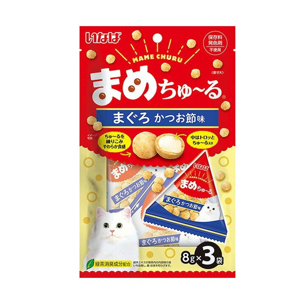 日本 CIAO 啾嚕球貓零食系列8gx3 公司貨 啾嚕球 貓零食 貓咪點心 肉泥夾心 『林口旗艦店』-規格圖5