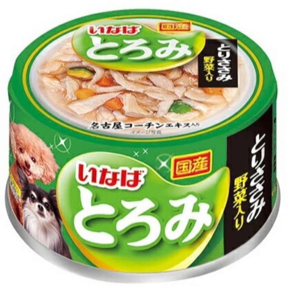日本 CIAO 多樂米狗罐 80g【24罐組】雞肉 蔬菜 濃湯罐 多樂米罐 狗罐頭『旺城寵物』-規格圖1