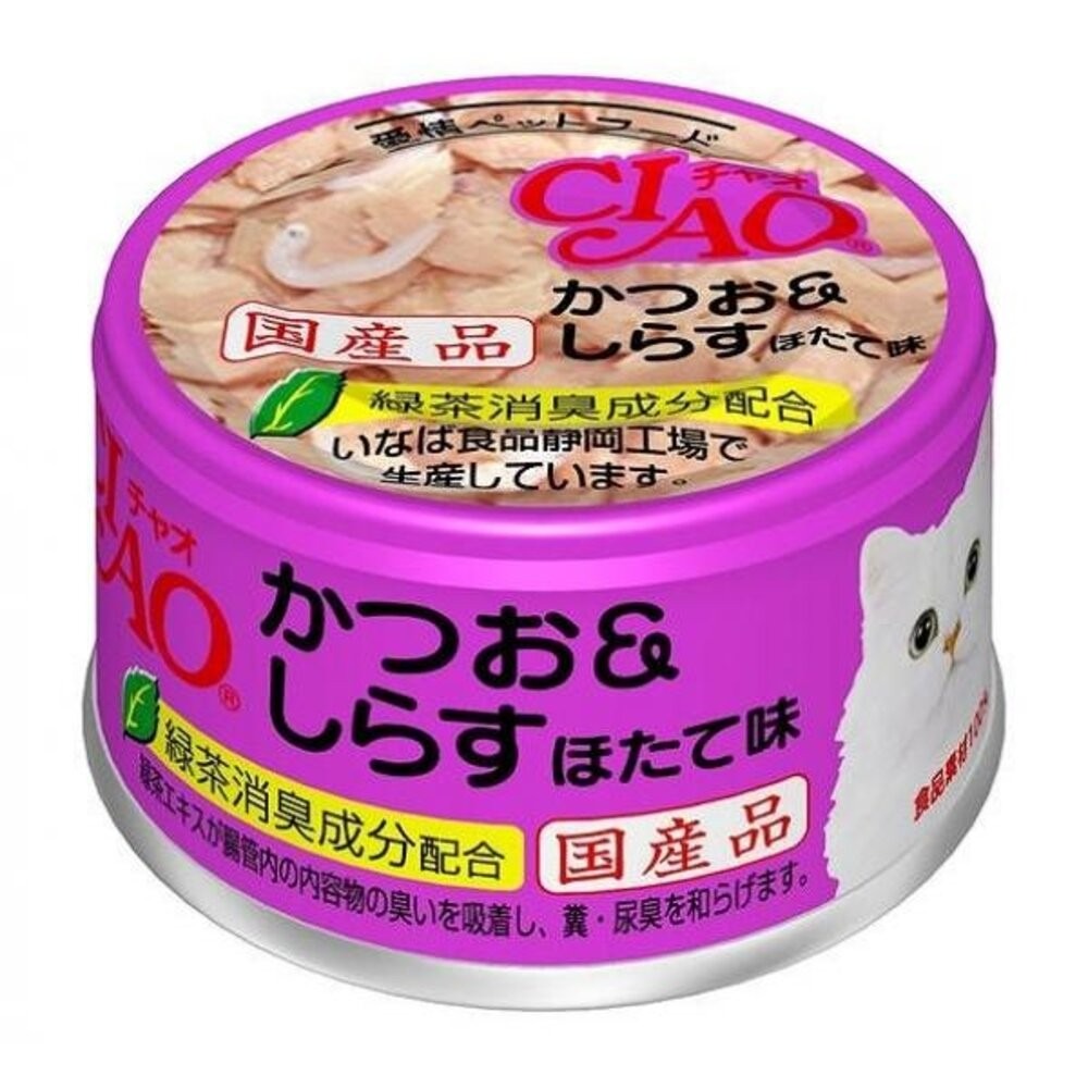 日本 CIAO 旨定罐 貓罐 85g【單罐】副食罐 湯罐 鮮肉罐 補水罐 貓罐頭『林口旗艦店』-規格圖5