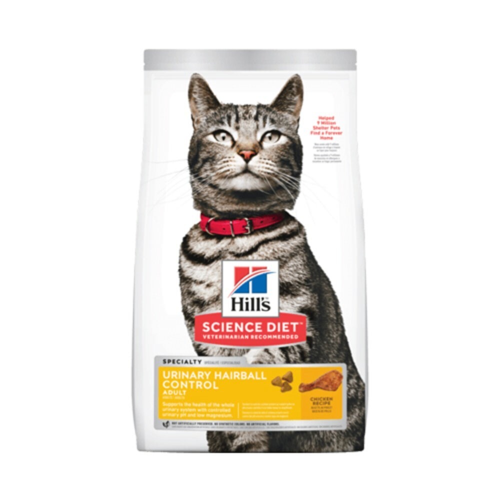 Hill＇s 希爾思 毛球控制系列 貓飼料 成貓 低卡 泌尿道 高齡貓 貓乾糧 貓主食 貓飼料『林口旗艦店』-規格圖5
