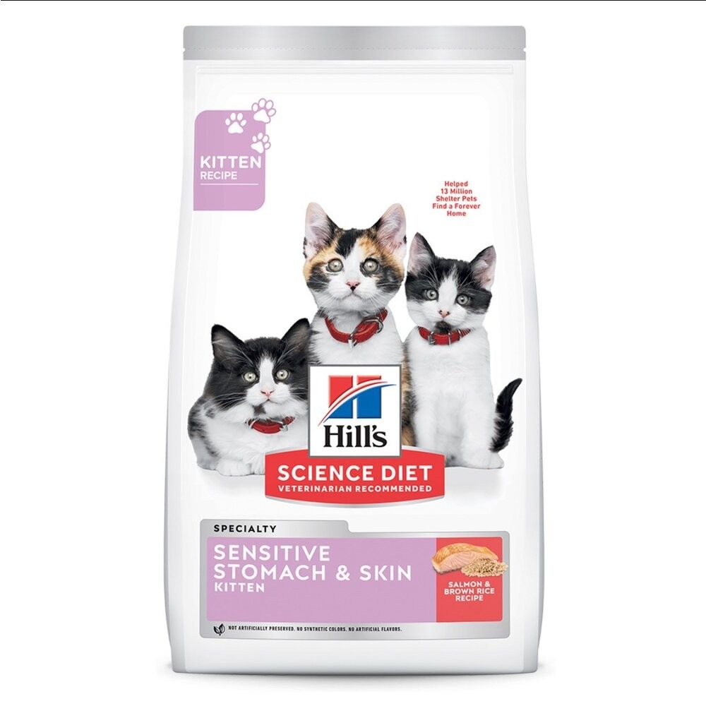 Hill＇s 希爾思 貓飼料 1.36kg-4kg 幼貓 成貓 高齡貓 室內貓 化毛 泌尿 貓乾糧 貓主食-規格圖5