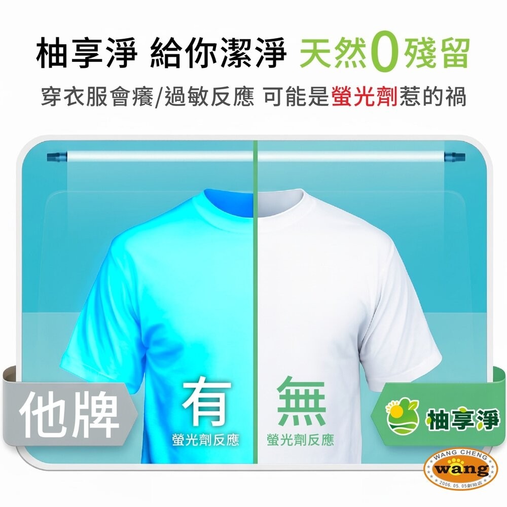 【家庭必備】柚享淨｜居家潔淨雙入組(濃縮洗衣精2000ml＋地板清潔液2000ml)-細節圖5