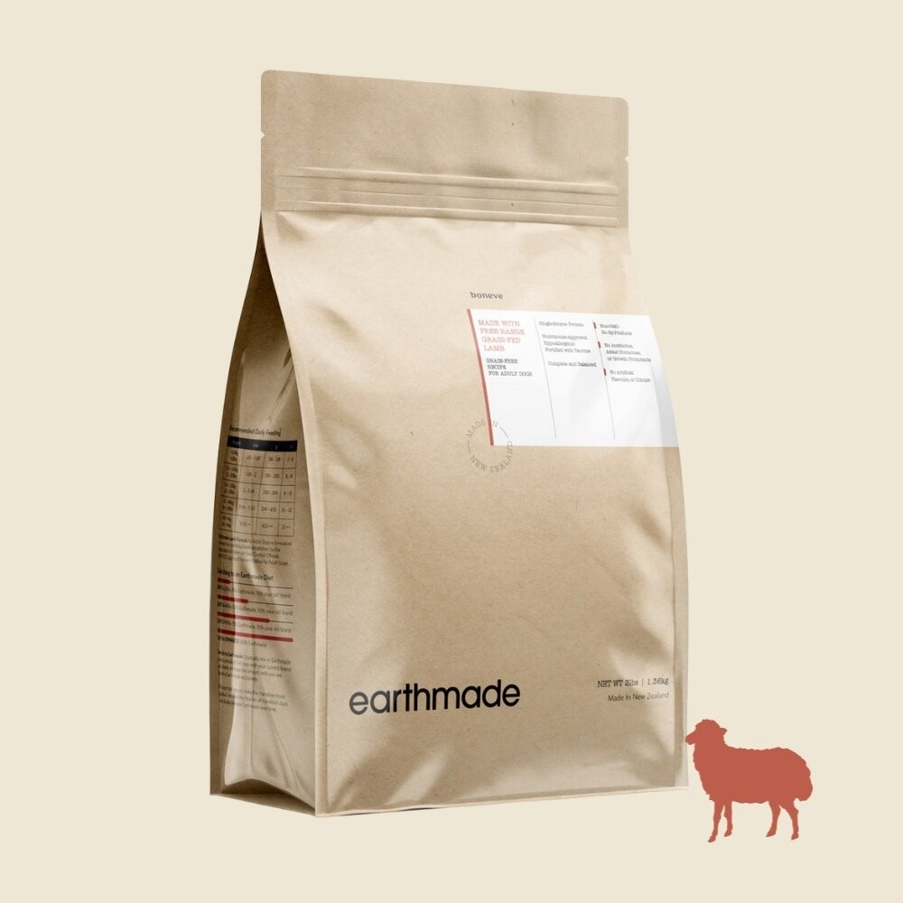 本牧 earthmade 無穀全齡犬糧 1.36Kg 4.99Kg 狗飼料紐西蘭無穀 全齡犬糧『林口旗艦店』-規格圖5