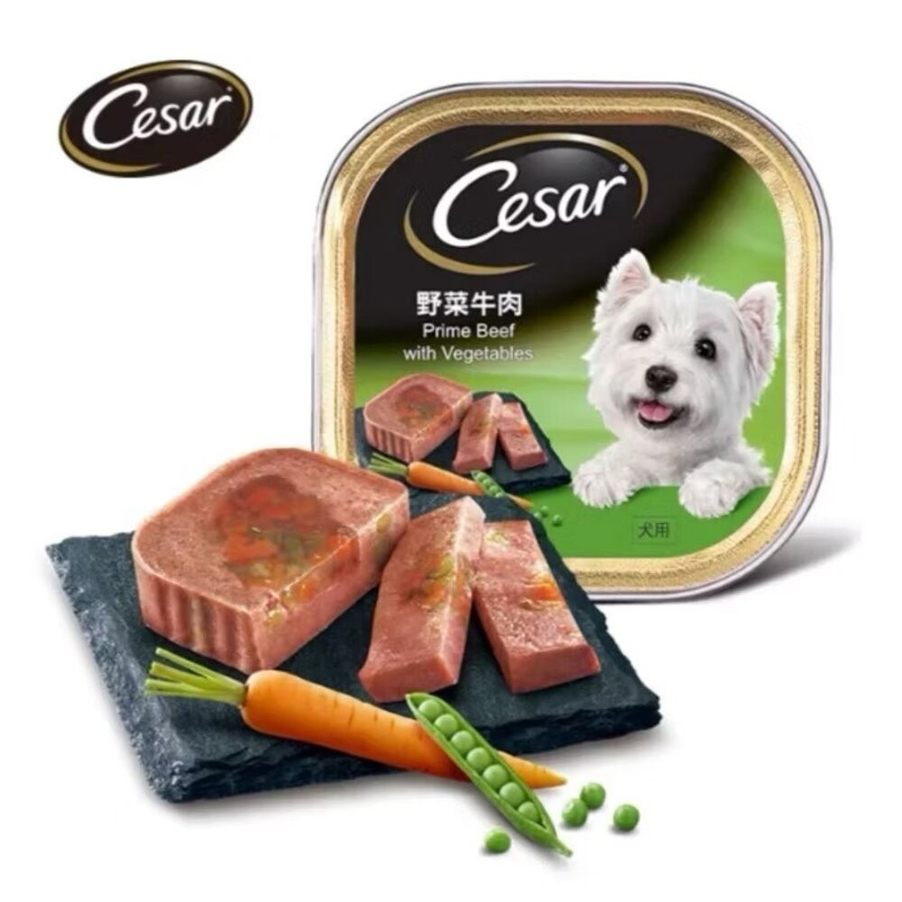 Cesar 西莎 精緻風味餐盒 24入 48入 (100g/盒) 寵物 狗罐頭/濕糧 狗餐盒『林口旗艦店』-規格圖6