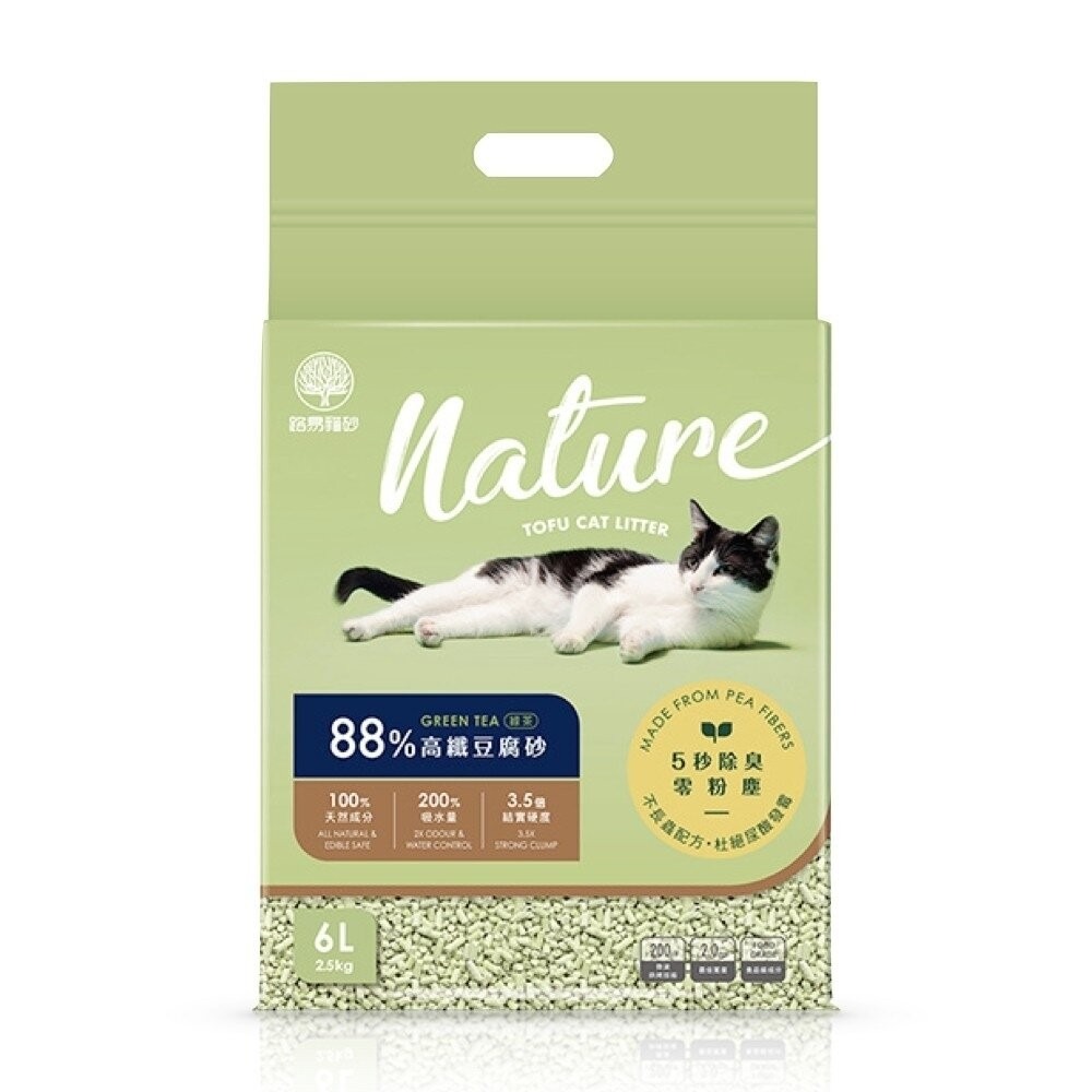 高纖豆腐砂 綠茶6LX6包