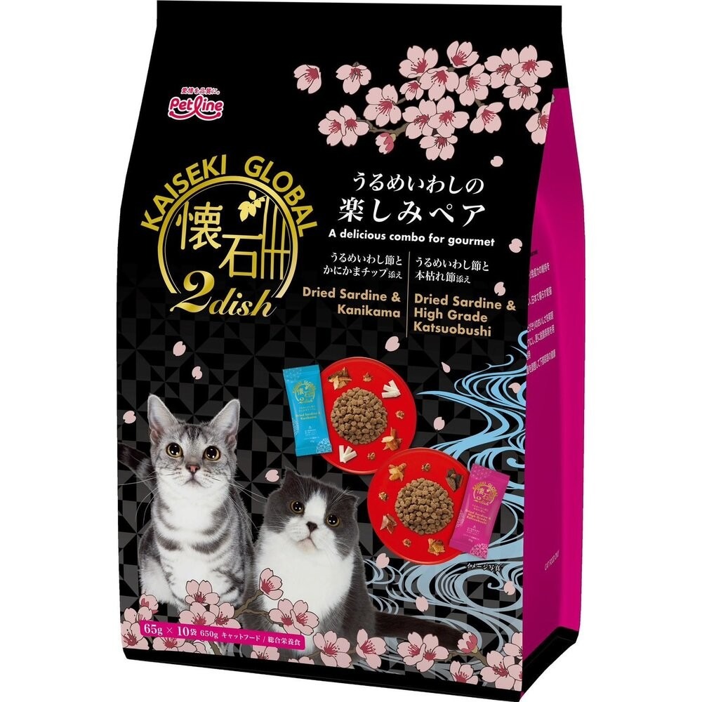 日本 日清 克拉 綜合貓糧 毛玉綜合 金懷石 2dish 雙拼貓糧 極品五味幸福貓糧 貓主食 貓飼料『林口旗艦店』-規格圖11