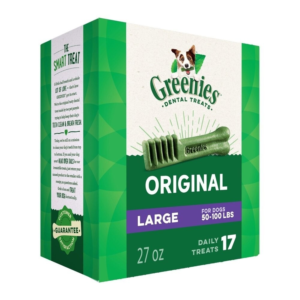 健綠 Greenies 健綠潔牙骨 27oz 盒裝 原味(96支/45支/27支/17支) 狗潔牙骨『林口旗艦店』-規格圖9
