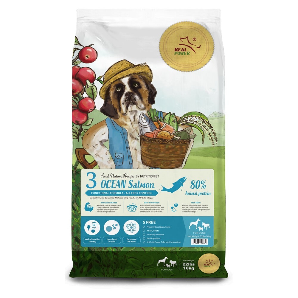 Real Power 瑞威 全齡狗飼料 10kg 腸胃 亮毛  關節心臟 狗乾糧 狗主食 狗飼料『林口旗艦店』-規格圖7