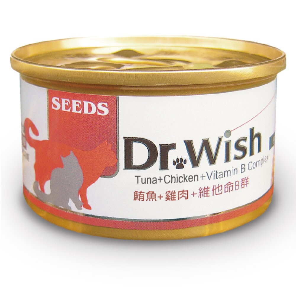 SEEDS 惜時 聖萊西 Dr. Wish 愛貓營養食罐頭【單罐】 85g 肉泥狀設計 貓罐頭『旺城寵物』-規格圖11