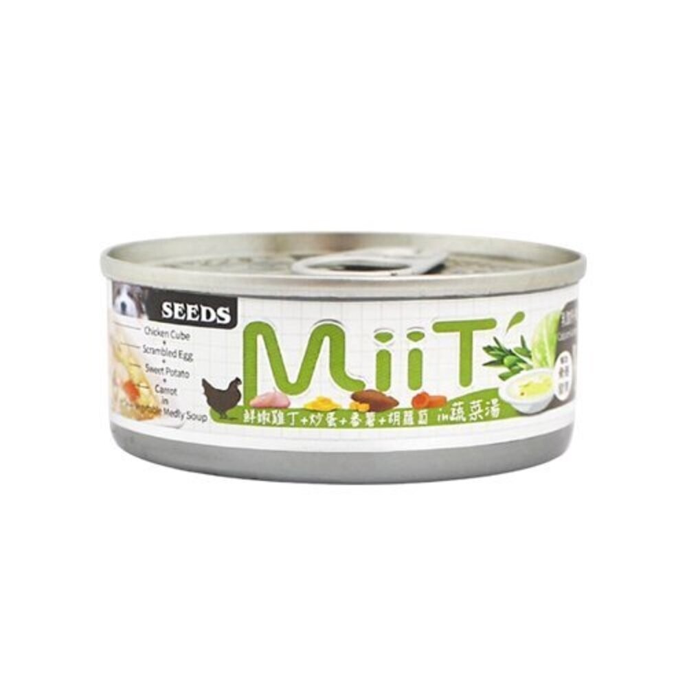SEEDS 惜時 聖萊西 MiiT有雞愛犬機能湯罐 【單罐】80g 170g 機能罐 副食罐 狗罐頭『旺城寵物』-規格圖10
