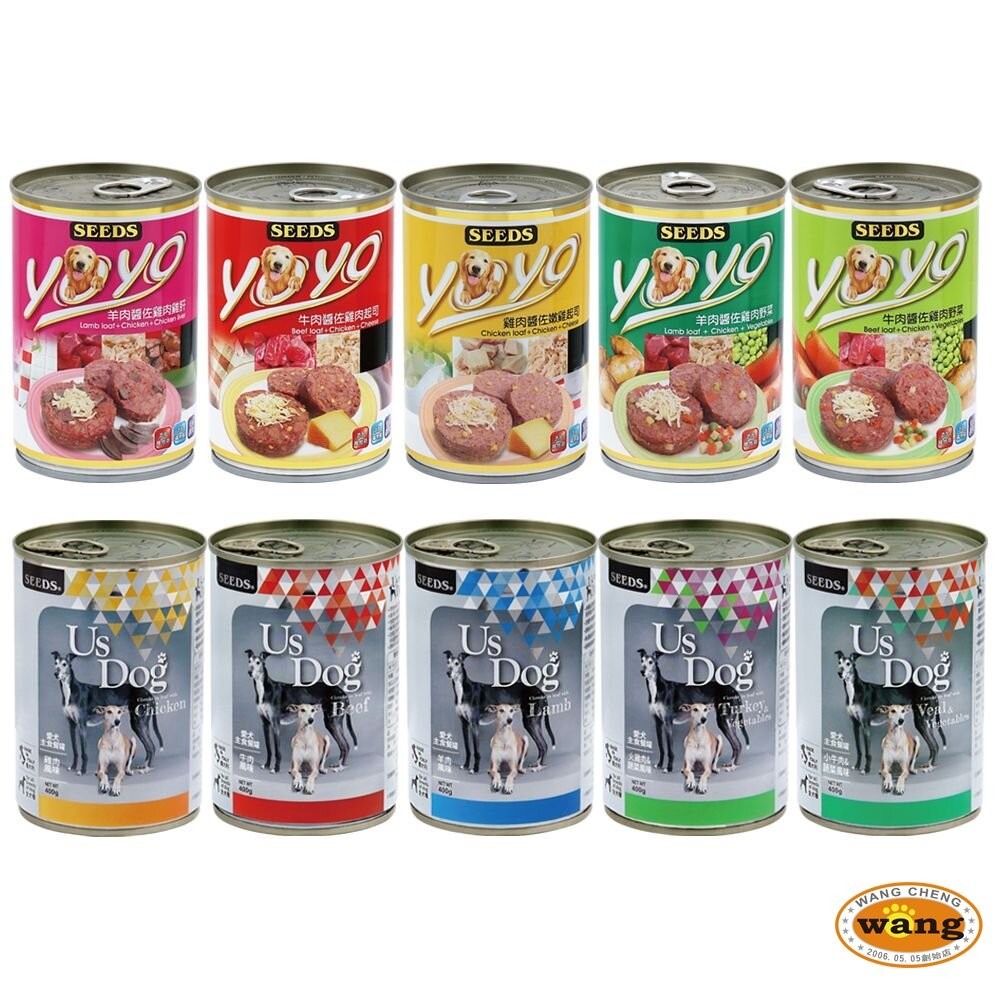 SEEDS 惜時 聖萊西 愛犬主食餐罐【24罐組】 YOYO機能餐罐 Us Dog 主食餐罐 狗罐頭『旺城寵物』-細節圖2