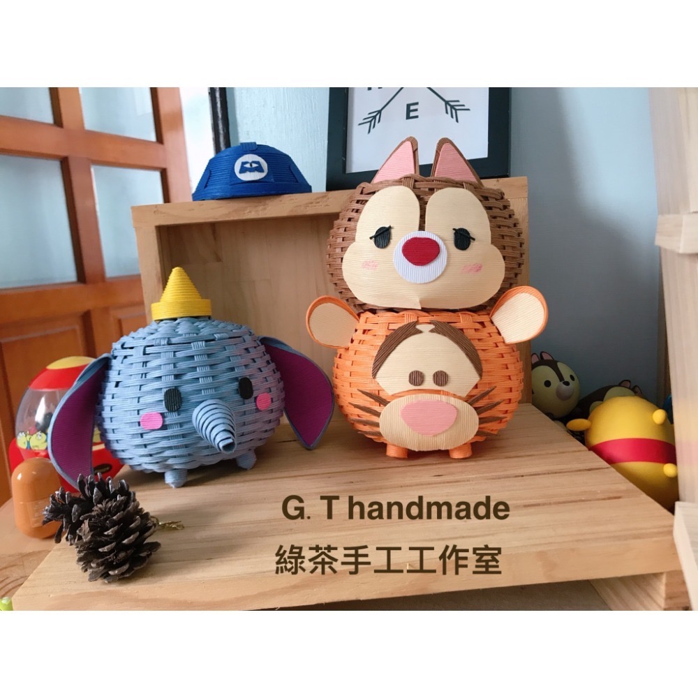 Tsumtsum 迪士尼 造型紙籐籃-細節圖5