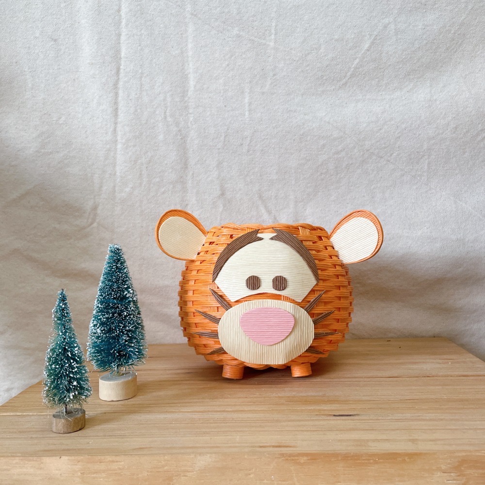 Tsumtsum 迪士尼 造型紙籐籃-細節圖10