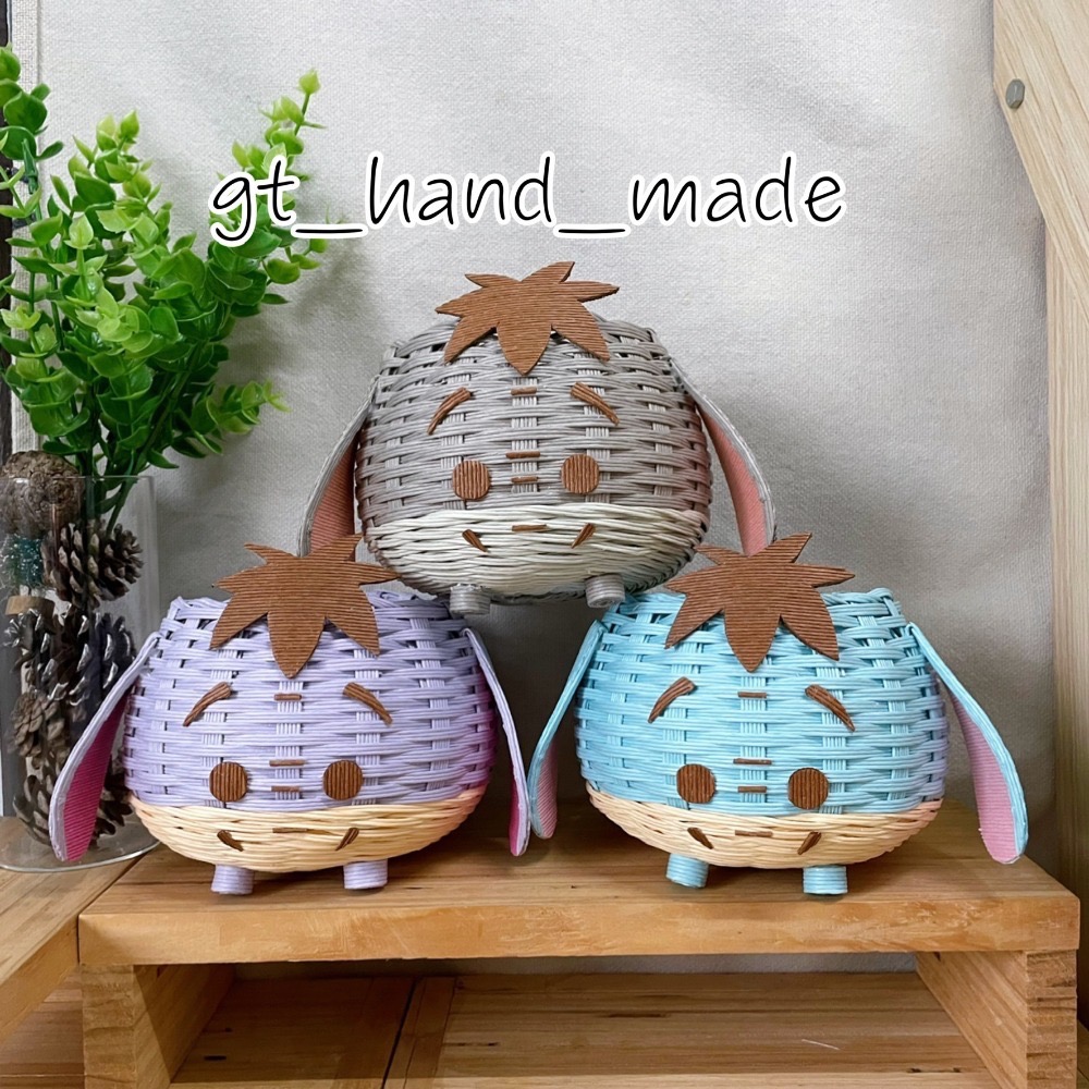 Tsumtsum 迪士尼 造型紙籐籃-細節圖11