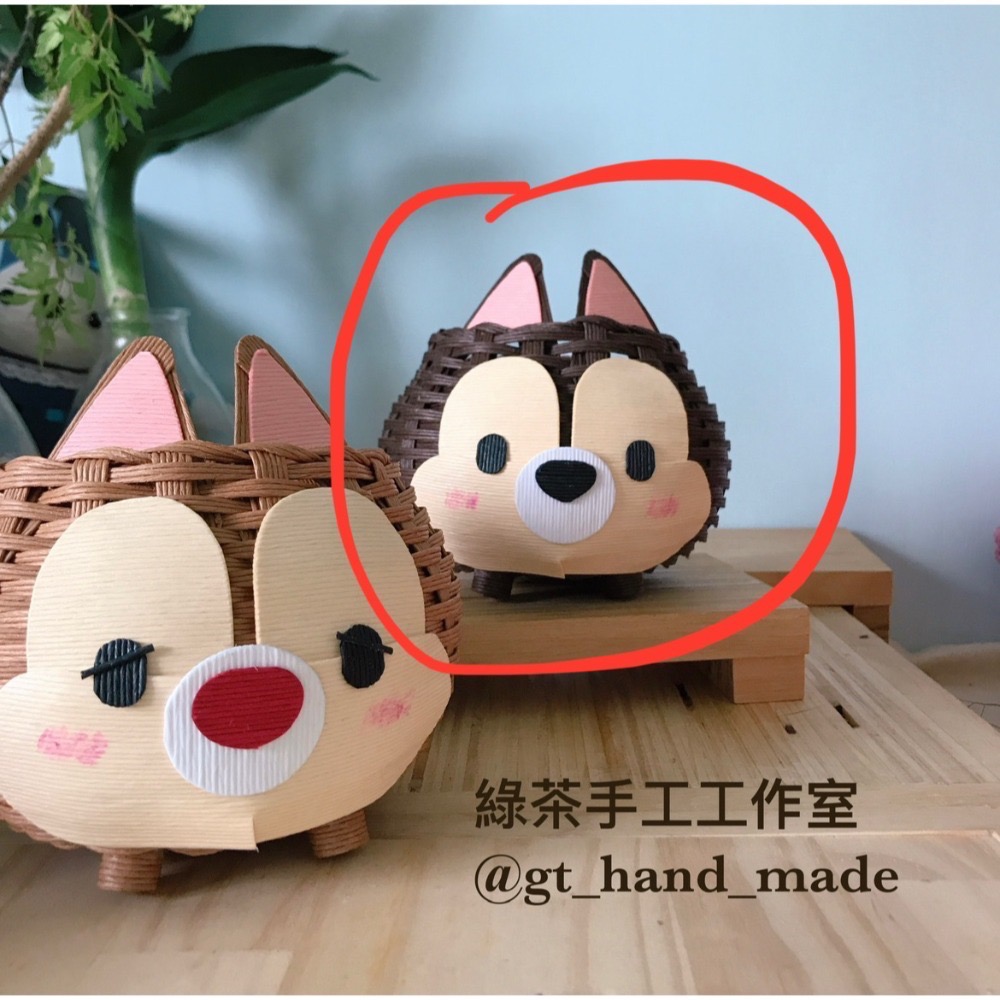 Tsumtsum 迪士尼 造型紙籐籃-細節圖12