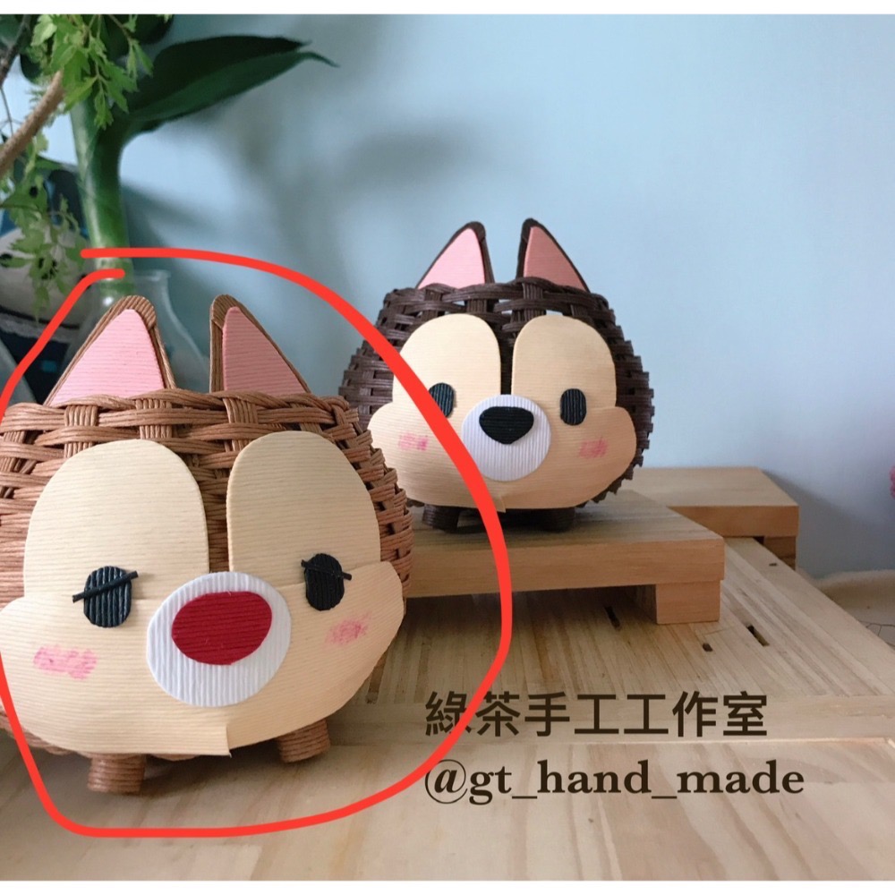 Tsumtsum 迪士尼 造型紙籐籃-細節圖13