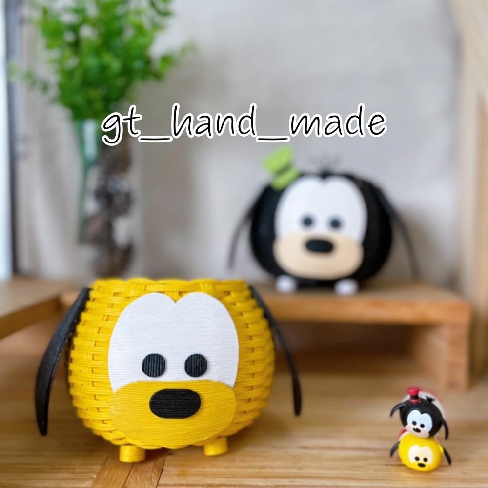 Tsumtsum 迪士尼 造型紙籐籃-細節圖17