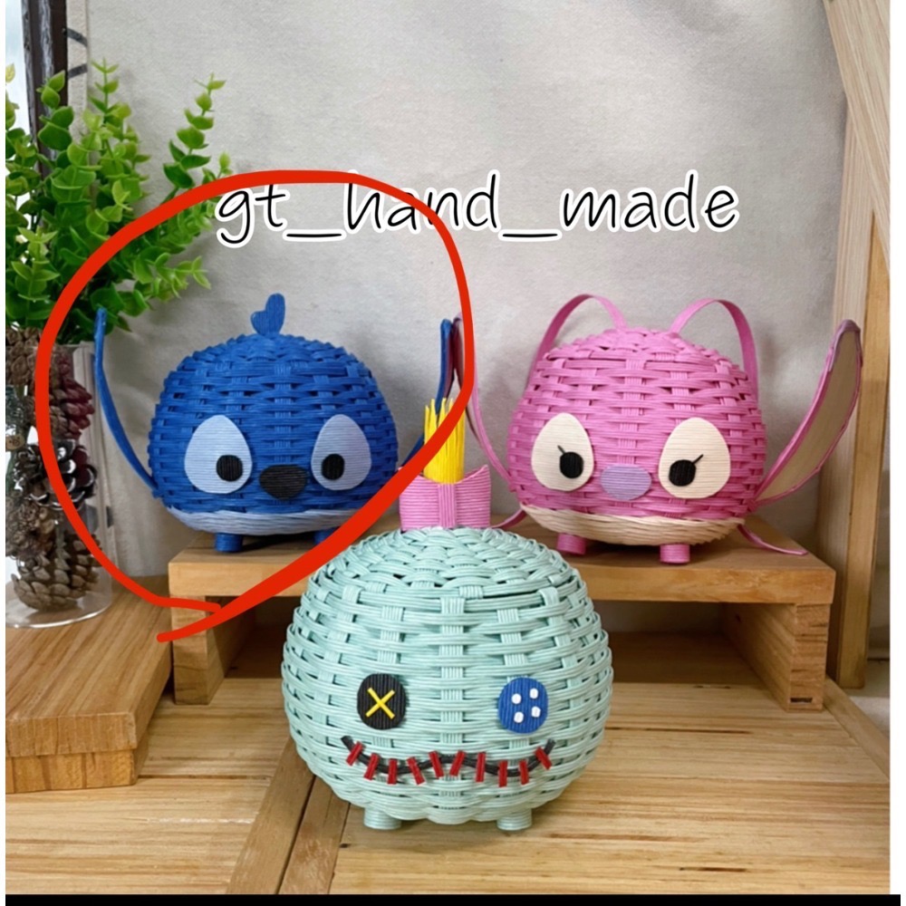 Tsumtsum 迪士尼 造型紙籐籃-細節圖21