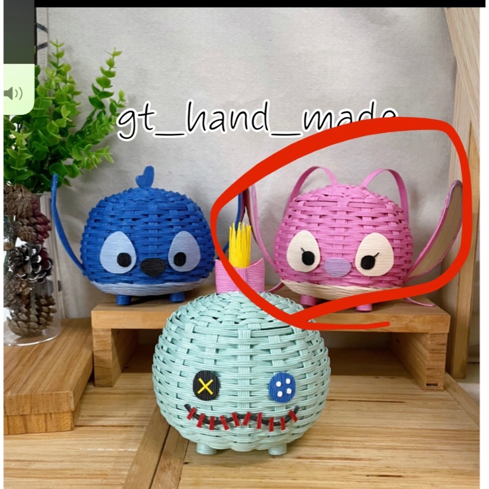 Tsumtsum 迪士尼 造型紙籐籃-細節圖22