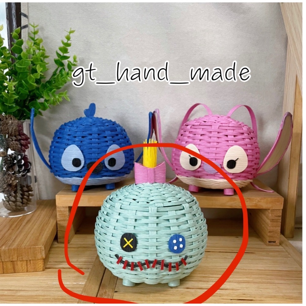 Tsumtsum 迪士尼 造型紙籐籃-細節圖23
