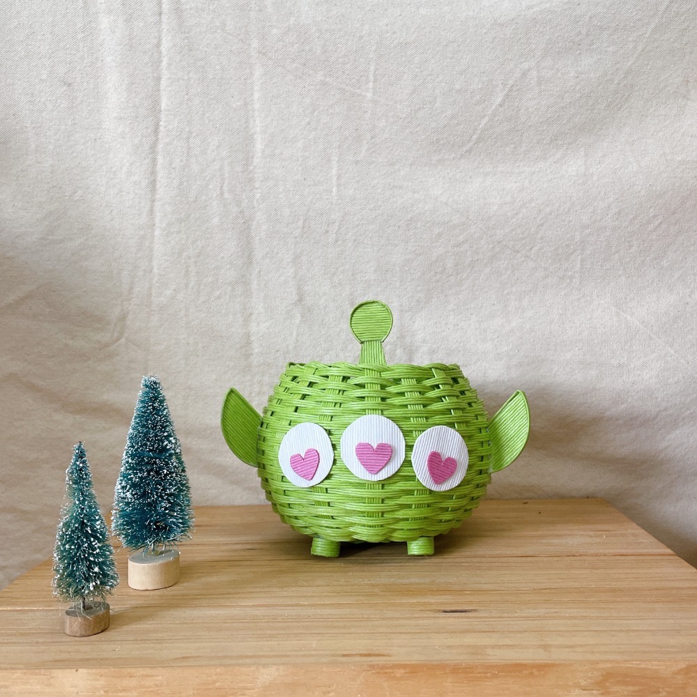 Tsumtsum 迪士尼 造型紙籐籃-細節圖28