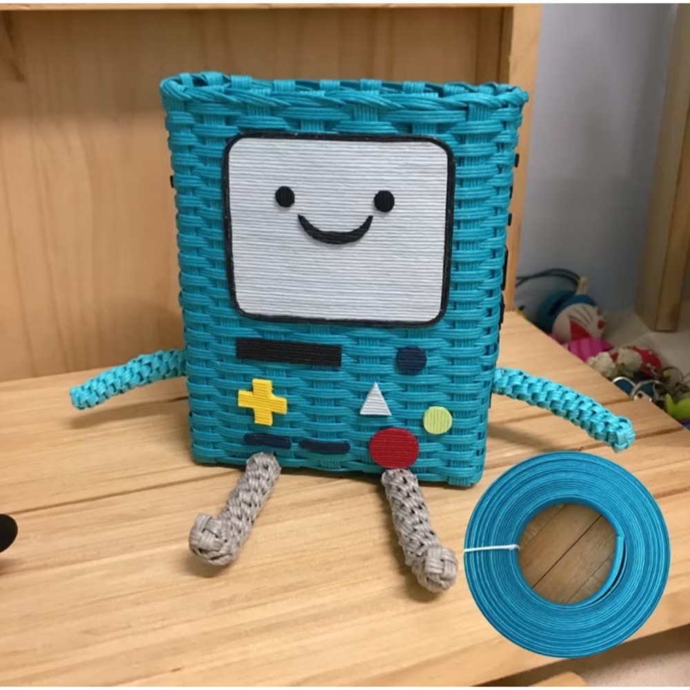 5m （500公分）紙藤、紙籐、紙繩、紙籐籃、手工材料、紙籐材料、紙籐帶、環保紙籐、手作材料、編織材料-規格圖5