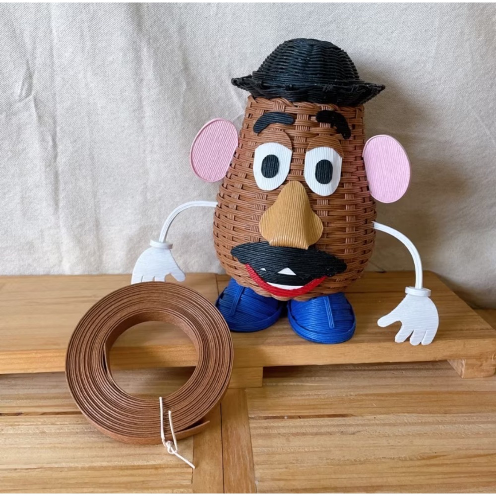 5m （500公分）紙藤、紙籐、紙繩、紙籐籃、手工材料、紙籐材料、紙籐帶、環保紙籐、手作材料、編織材料-規格圖5