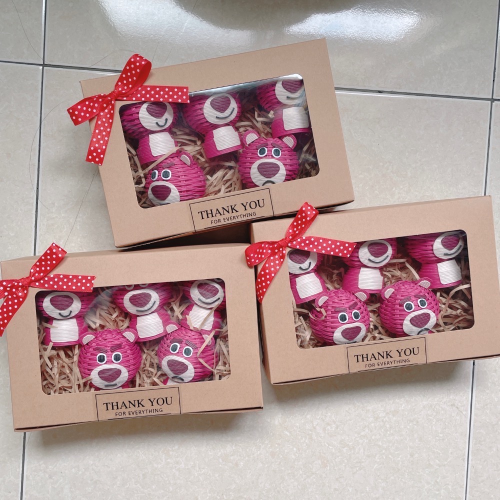 紙籐 紙藤 造型小公仔 熊抱哥 維尼 小豬 跳跳虎 三眼怪-細節圖2