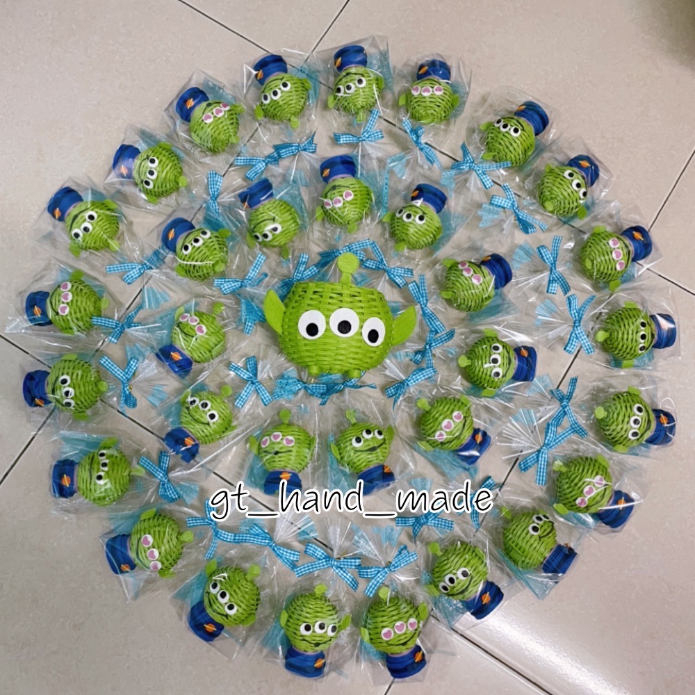 紙籐 紙藤 造型小公仔 熊抱哥 維尼 小豬 跳跳虎 三眼怪-細節圖7