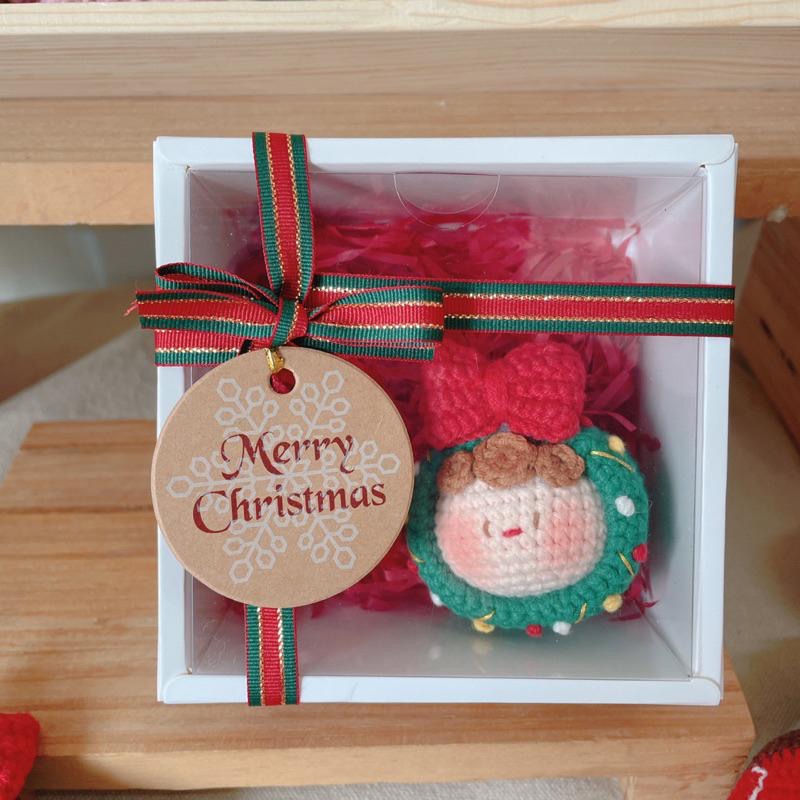 現貨 毛線成品 聖誕節禮物 畢業禮物 交換禮物 毛線吊飾 小團子 小丸子 聖誕節 生日禮物 鑰匙圈-細節圖8