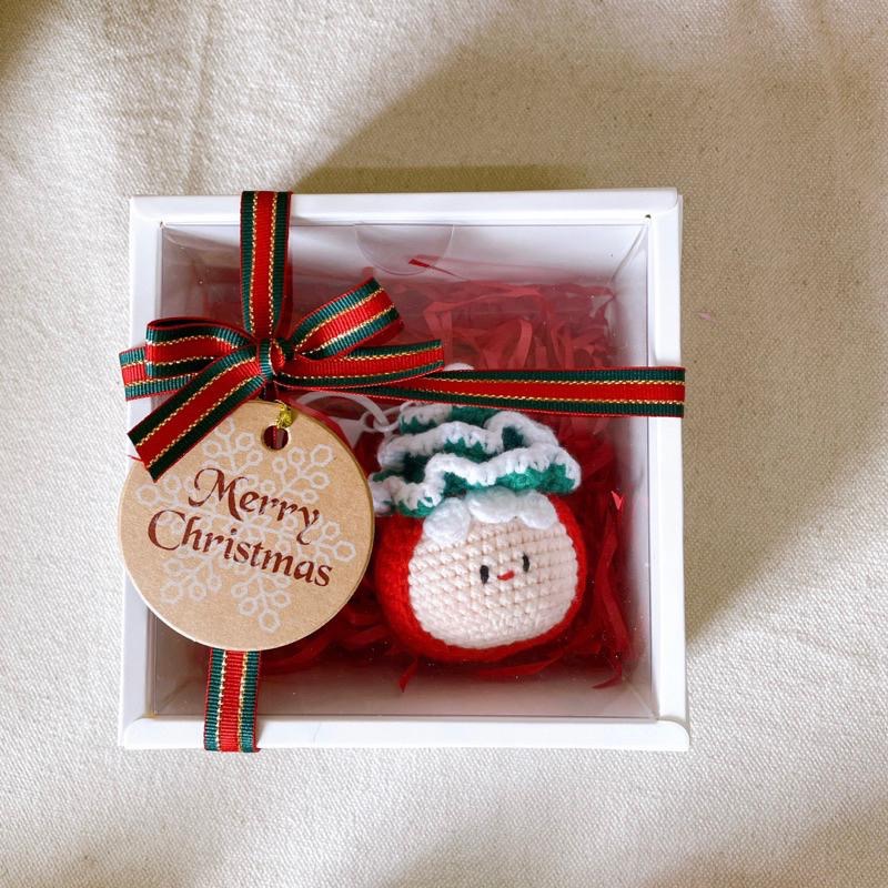 現貨 毛線成品 聖誕節禮物 畢業禮物 交換禮物 毛線吊飾 小團子 小丸子 聖誕節 生日禮物 鑰匙圈-細節圖9