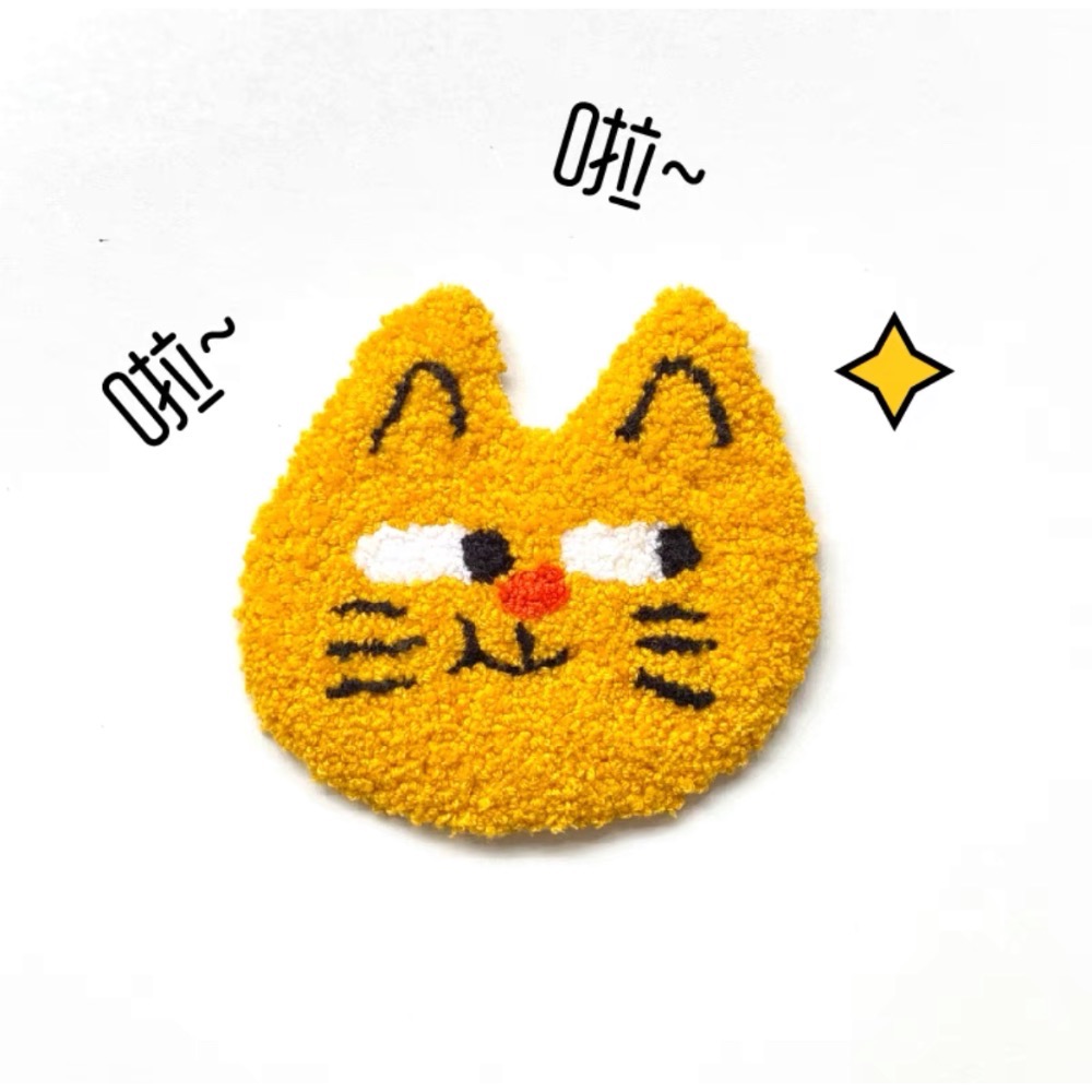 🔥戳戳繡 （含工具） 貓咪 俄羅斯戳戳繡 貓 生日禮物 杯墊 可愛貓咪-規格圖7