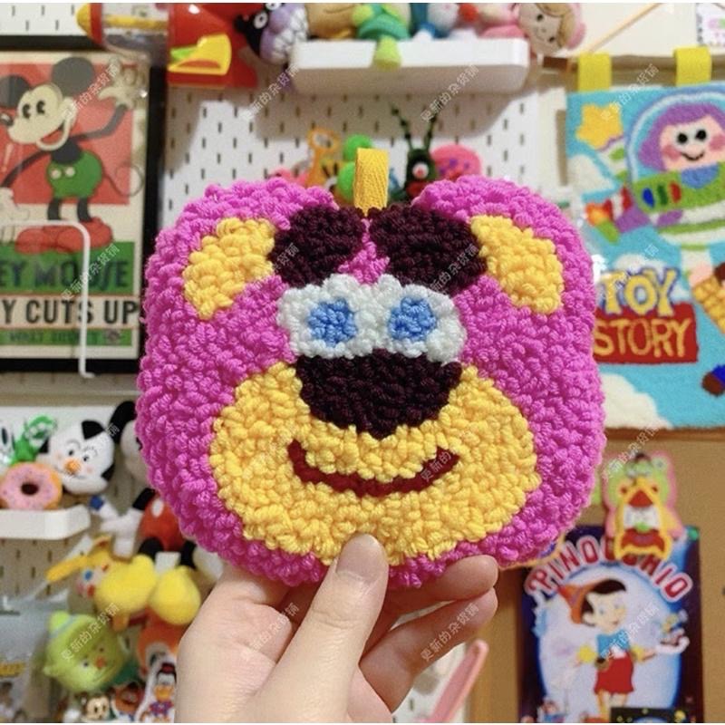 🔥|材料包｜戳戳繡 DIY材料包 聖誕節 禮物玩具總動員 三眼怪 杯墊 俄羅斯戳戳繡 叉奇-細節圖3