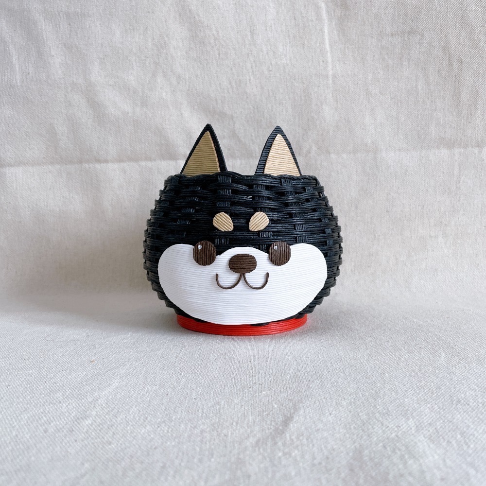 🔥紙籐籃 巴哥 紙藤籃 柴犬 法鬥  三花貓 貓 狗 筆筒 收納籃 生日禮物 巴哥犬 八哥犬 畢業禮物 藤編-規格圖8