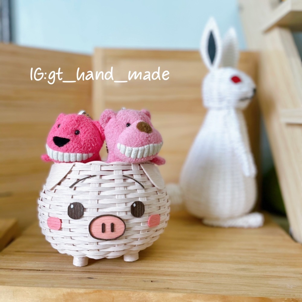 🔥紙籐籃 巴哥 紙藤籃 柴犬 法鬥  三花貓 貓 狗 筆筒 收納籃 生日禮物 巴哥犬 八哥犬 畢業禮物 藤編-規格圖8