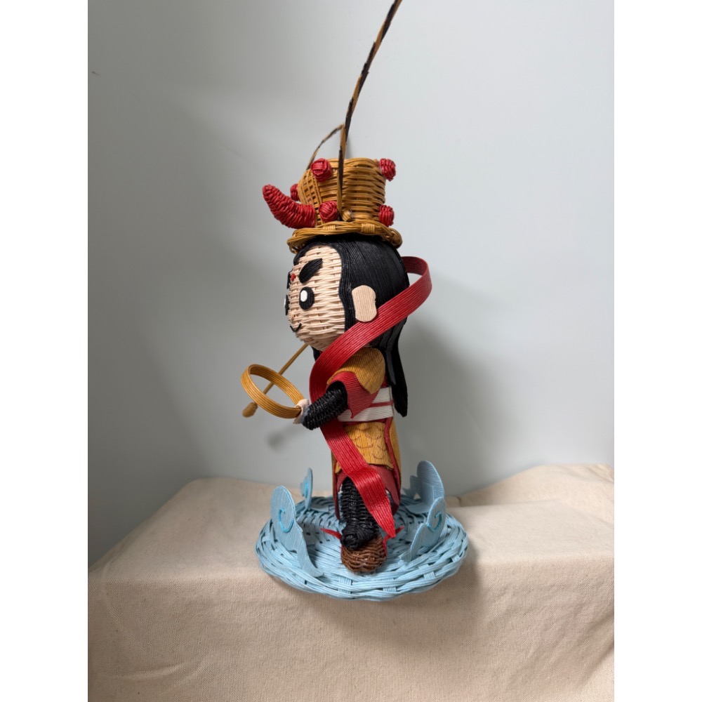 客製 紙籐公仔 客製商品 紙藤 手作 三太子-細節圖3