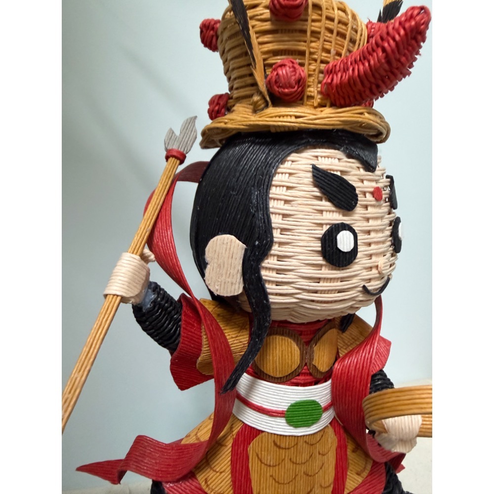 客製 紙籐公仔 客製商品 紙藤 手作 三太子-細節圖5
