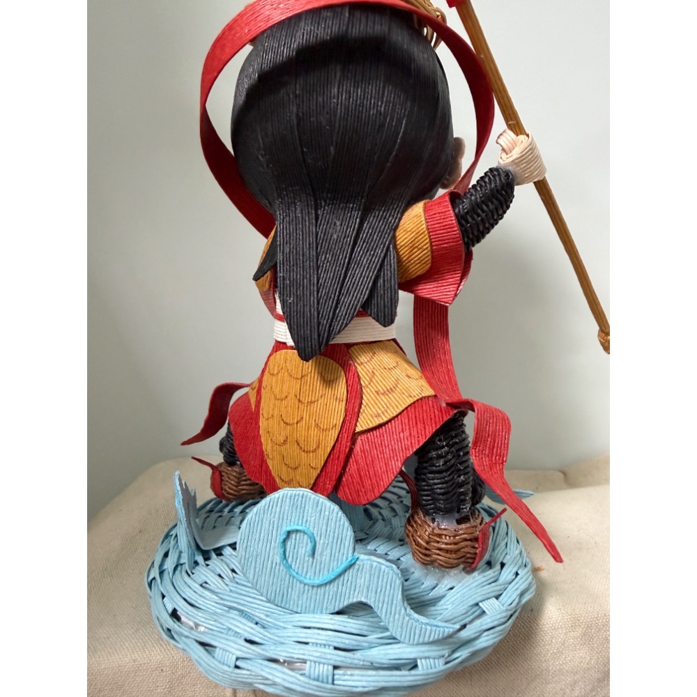 客製 紙籐公仔 客製商品 紙藤 手作 三太子-細節圖6