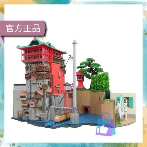 🇯🇵日本正版 (現貨) 宮崎駿 神隱少女 立體 紙劇場 透視模型 紙模型 MK07-42 吉卜力 千與千尋 無臉男-細節圖4