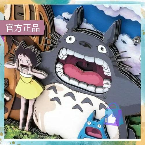 🇯🇵日本正版 宮崎駿 紙影藝術 PAPER SHADOW ART 魔女宅急便 龍貓 神隱少女 紙劇場 吉卜力-細節圖6